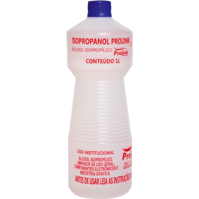 ÁLCOOL ISOPROPÍLICO SANEANTE 1 LITRO CAIXA C/12